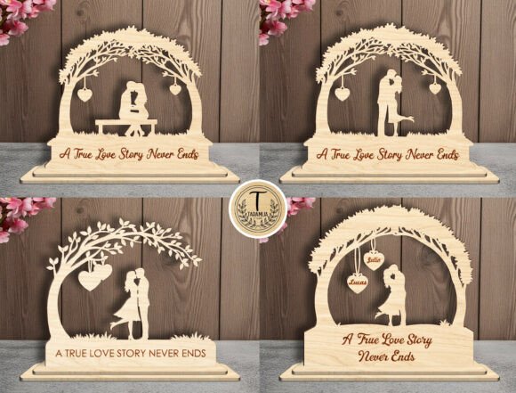 Anniversary Wedding Decor Laser Cut Designs