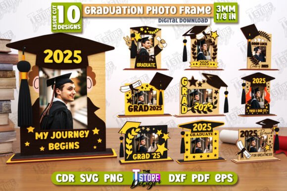 Celebrate Grad 2025 with Custom CNC Photo Frames