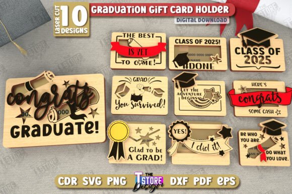 Celebrate Graduates with Custom CNC Gift Card Holders