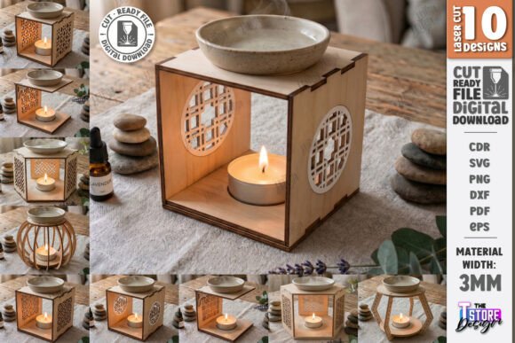 Create a Serene Ambiance with a Laser Cut Essential Oil Burner