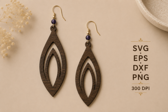 Create Stunning Boho Wooden Earrings SVG Laser Cut Files