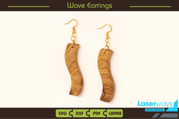 Create Wave Earrings with Digital Templates