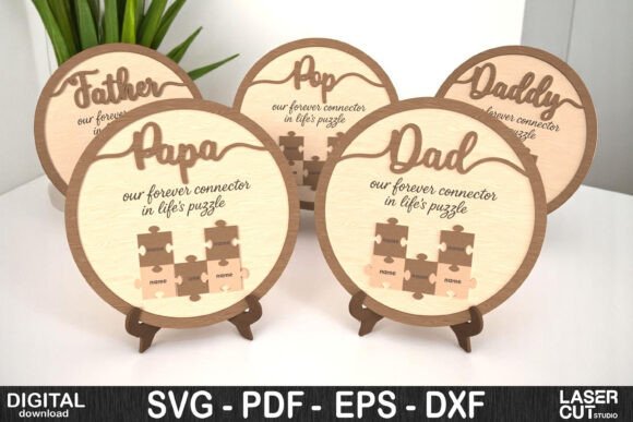 Dad Puzzle Sign β Life Connector: A Meaningful Design Asset