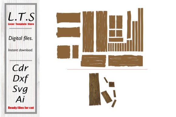 Wood Planks Svg: Realistic Texture for Digital Crafts